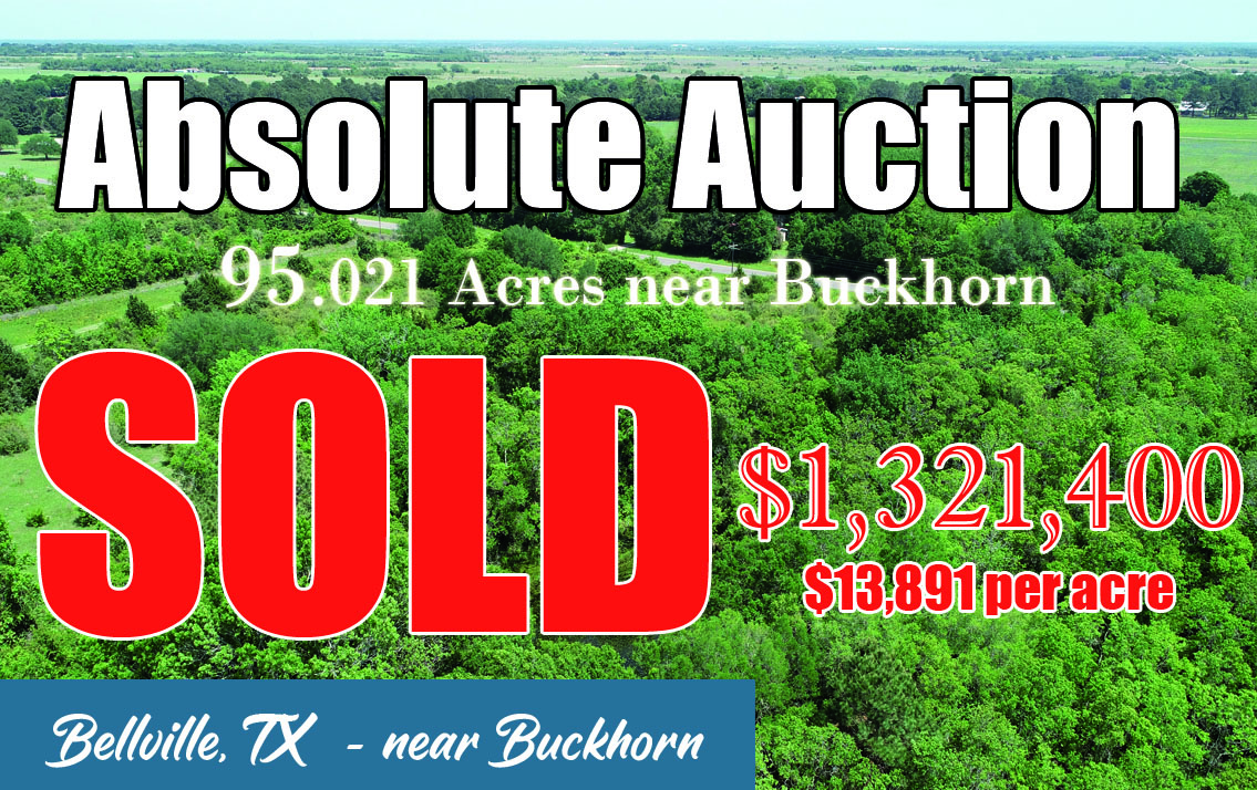 Auction a Property Switzer Land and Auction Sealy, Texas Selling