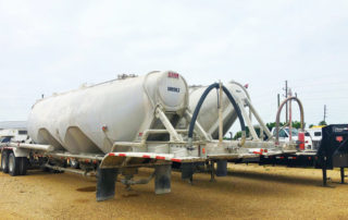 hoppers and trailer
