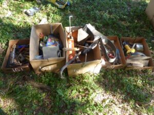 LOT 101 5 BOXES OF MISCELLANEOUS TOOLS 