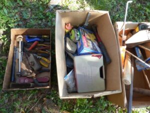 LOT 101 5 BOXES OF MISCELLANEOUS TOOLS 