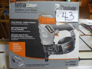 LOT 43 PASLODE SUBFLOOR COIL NAILER 