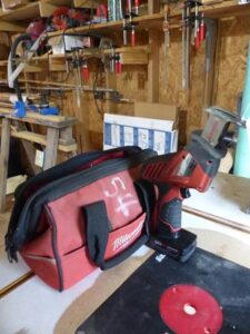 LOT 54 MILWAUKEE HACKZALL M12 RED LITHIUM XC3.0 