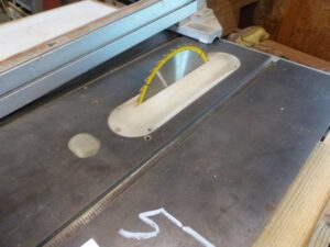 LOT 57 HOMEMADE WORK TABLE 