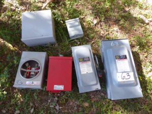 LOT 63 ELECTRICAL COMPONENTS 