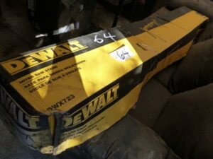 LOT 64 DEWALT MITER SAW STAND 