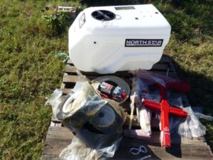 LOT 81 NORTH STAR 31 GAL POLY TANK SPRAYER 