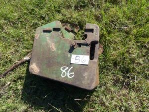 LOT 86 6 JD FRONT MOUNT TRACTOR WEIGHTS 
