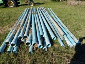 LOT 94 25 4" ID X 20' PVC PIPE 