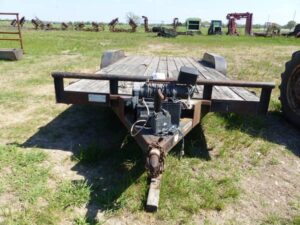 LOT 4315 2002 FALCON 18 FT BUMPER PULL CAR HAULER 