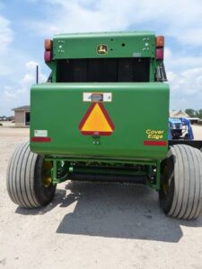 LOT 5286 JOHN DEERE 469 MEGAWIDE PLUS ROUND BALER 