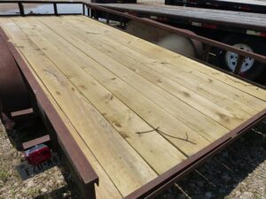 LOT 5372 16 FT SHOPMADE LOWBOY TRAILER 