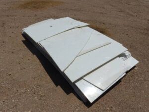 LOT 5600 MISC POLY SHEETS VARIOUS SIZES 