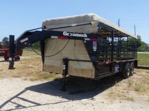 LOT 5851 2019 GOOSENECK 20 FT LIVESTOCK TRAILER 