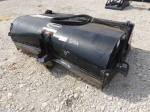 LOT 6072 75 IN QUICK ATTACH SWEEPER WITH BUCKET 