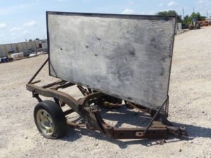 LOT 6287 TRAILER SIGN 