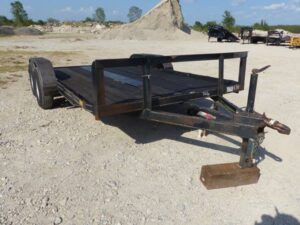 LOT 6318 2002 PECK 16X18 LOWBOY TRAILER 