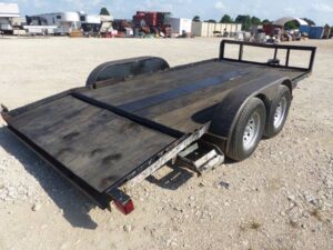 LOT 6318 2002 PECK 16X18 LOWBOY TRAILER 