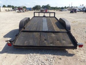 LOT 6318 2002 PECK 16X18 LOWBOY TRAILER 