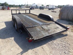 LOT 6318 2002 PECK 16X18 LOWBOY TRAILER 
