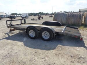 LOT 6318 2002 PECK 16X18 LOWBOY TRAILER 