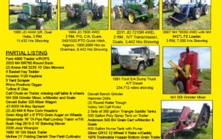 Farm and Ranch Sell Out Auction